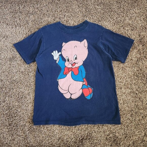 Vintage Piggly Wiggly T-Shirt Betty Boop Universal Studios Retro Cartoon Tee 80s - Picture 1 of 8